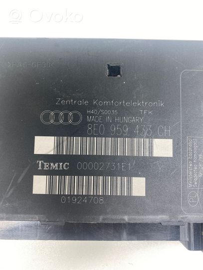 Audi A4 S4 B7 8E 8H Module confort 8E0959433CH