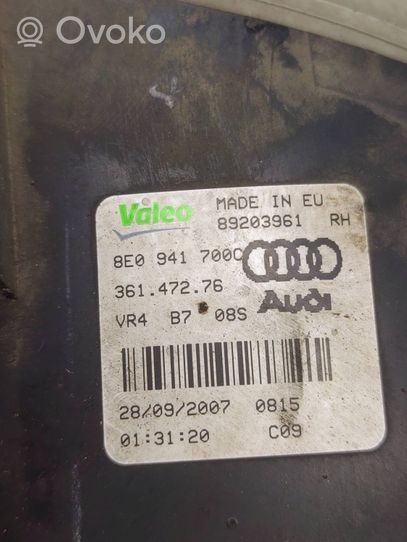 Audi A4 S4 B7 8E 8H Światło przeciwmgłowe przednie 8E0941700C