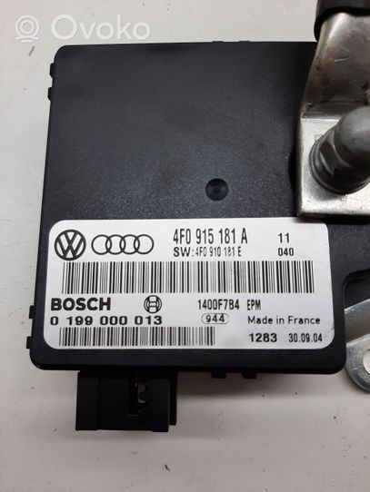 Audi A6 S6 C6 4F Unité de contrôle à bord d'alimentation 4F0915181A