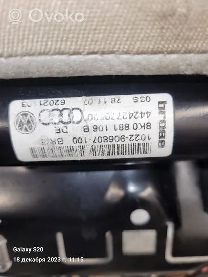 Audi A4 S4 B8 8K Asiento delantero del conductor 8K0881106B