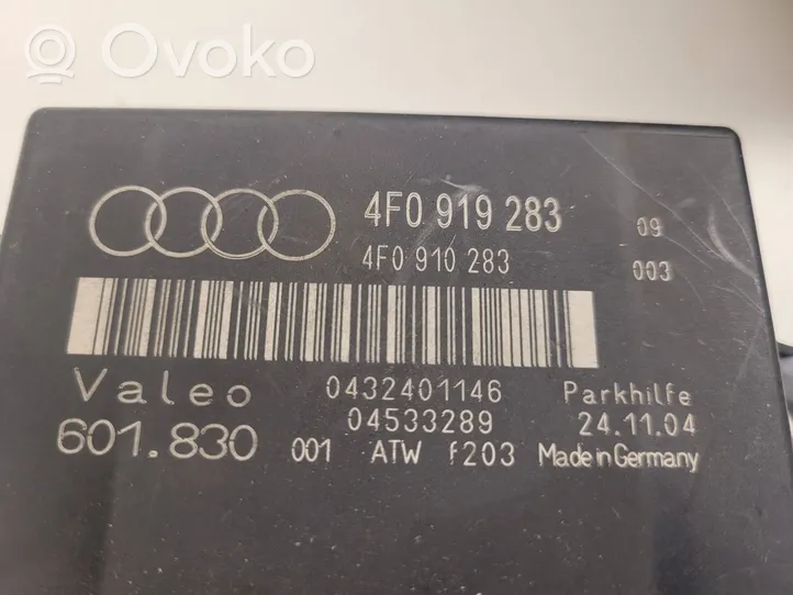 Audi A6 S6 C6 4F Sterownik / Moduł parkowania PDC 4F0919283