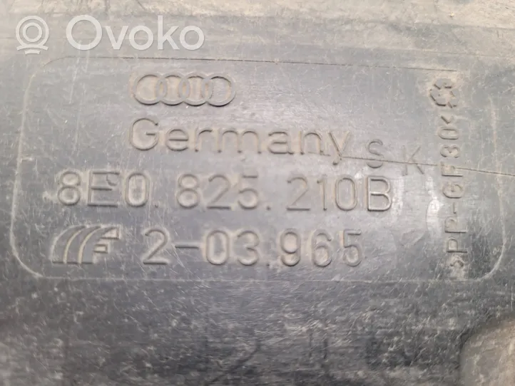 Audi A4 S4 B7 8E 8H Protezione anti spruzzi/sottoscocca del motore 8E0825210B