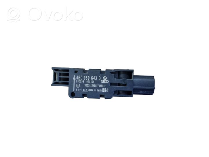 Audi A8 S8 D3 4E Gaisa spilvenu trieciensensors 4B0959643D