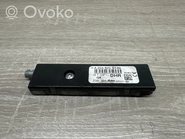 Mercedes-Benz E C207 W207 Module unité de contrôle d'antenne A2048200189