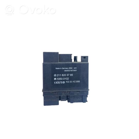 Mercedes-Benz E W211 Keyless (KESSY) go control unit/module 2118203785