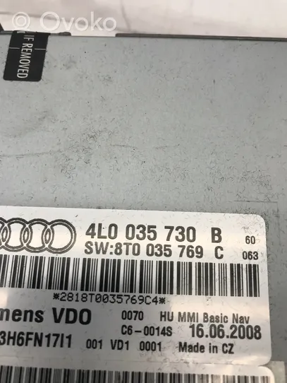 Audi A4 S4 B8 8K Unité de navigation Lecteur CD / DVD 4L0035730B