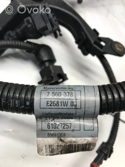 BMW 3 E90 E91 Faisceau de câblage pour moteur 7560378