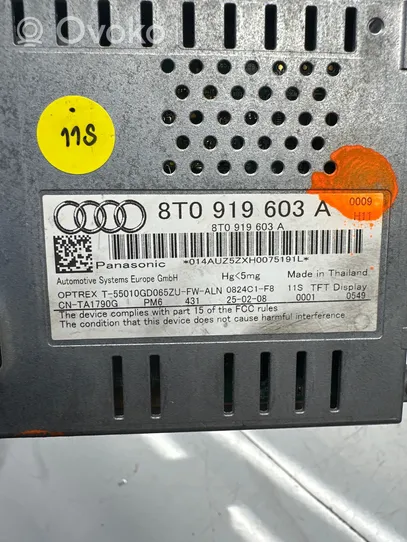 Audi A4 S4 B8 8K Monitori/näyttö/pieni näyttö 8T0919603A