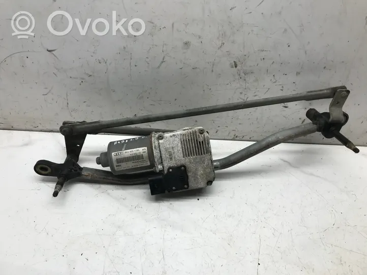 Audi A4 S4 B8 8K Mechanizm i silniczek wycieraczek szyby przedniej / czołowej 8K2955119A