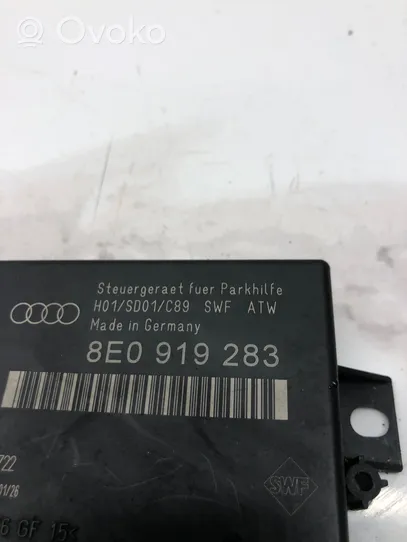 Audi A6 Allroad C5 Pysäköintitutkan (PCD) ohjainlaite/moduuli 8E0919283