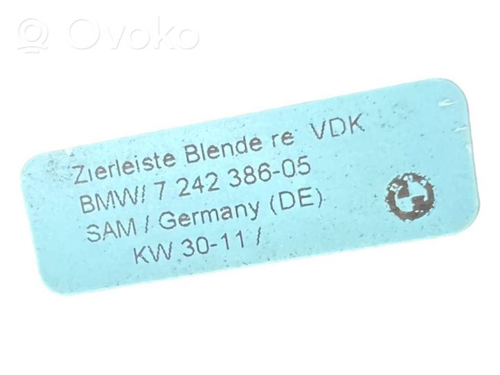 BMW 6 F12 F13 Boczki / Tapicerka drzwi / Komplet 7242386