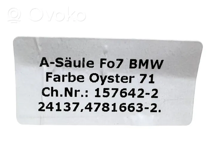 BMW 5 GT F07 Rivestimento montante (A) 51439137196