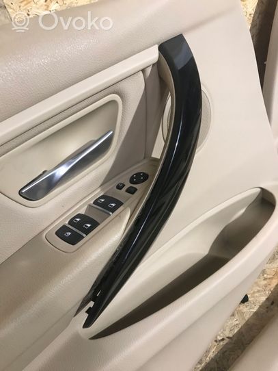 BMW 3 F30 F35 F31 Kit garniture de panneaux intérieur de porte 