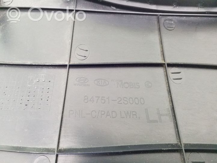 Hyundai ix35 Panelės apdailos skydas (apatinis) 847512S000