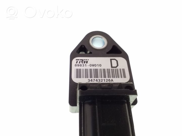 Toyota Corolla Verso AR10 Sensor impacto/accidente para activar Airbag 898310W010