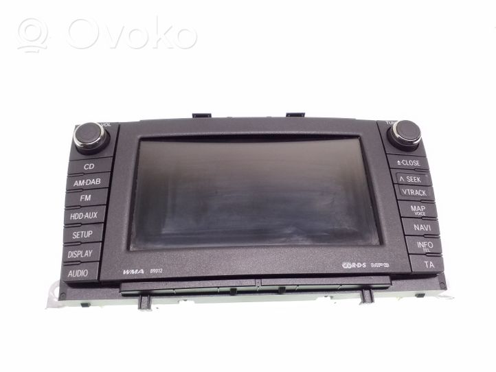 Toyota Avensis T270 Unité principale radio / CD / DVD / GPS 8612020A80