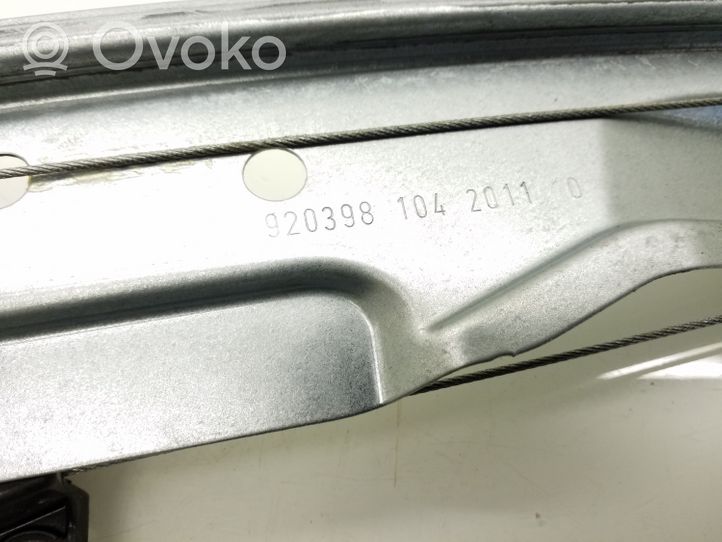 Ford C-MAX II Takaikkunan nostomekanismi ilman moottoria 920398104