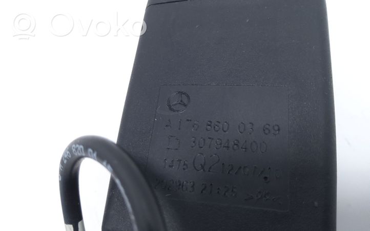 Mercedes-Benz A W176 Takaistuimen turvavyön solki A1768600369