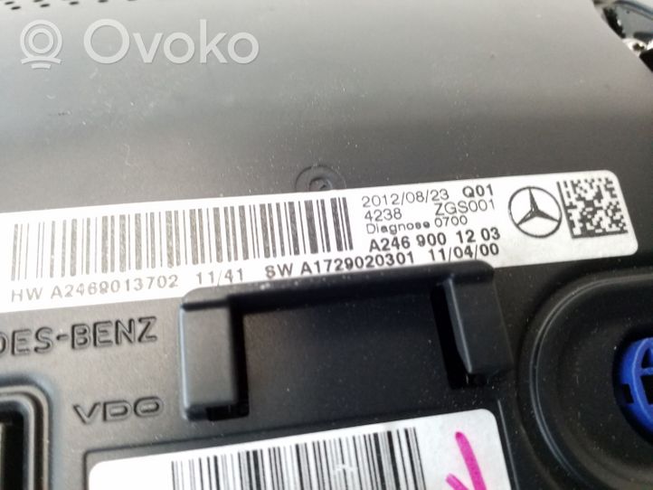 Mercedes-Benz B W246 W242 Monitori/näyttö/pieni näyttö A2469001203