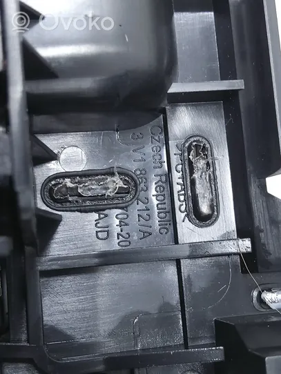 Skoda Superb B6 (3T) Drążek / Pokrętło zmiany biegów 3V1863212