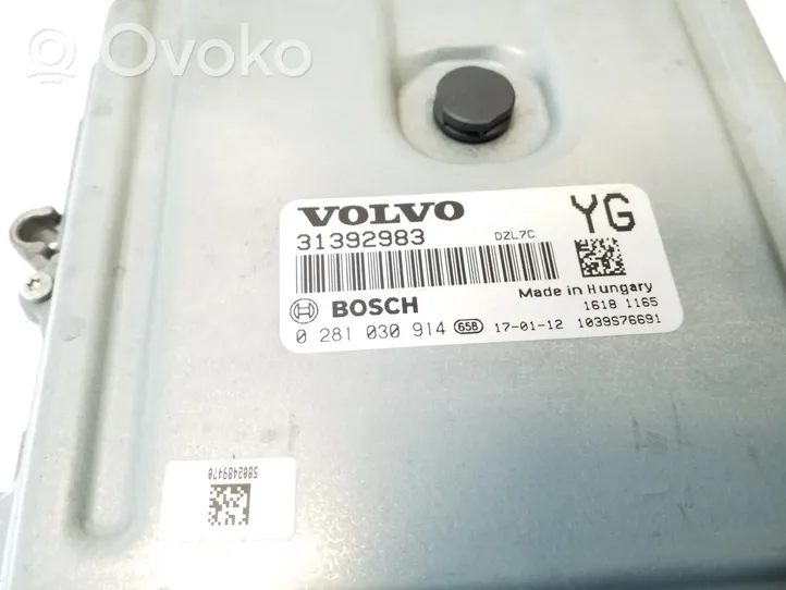 Volvo V60 Sterownik / Moduł ECU 31392983