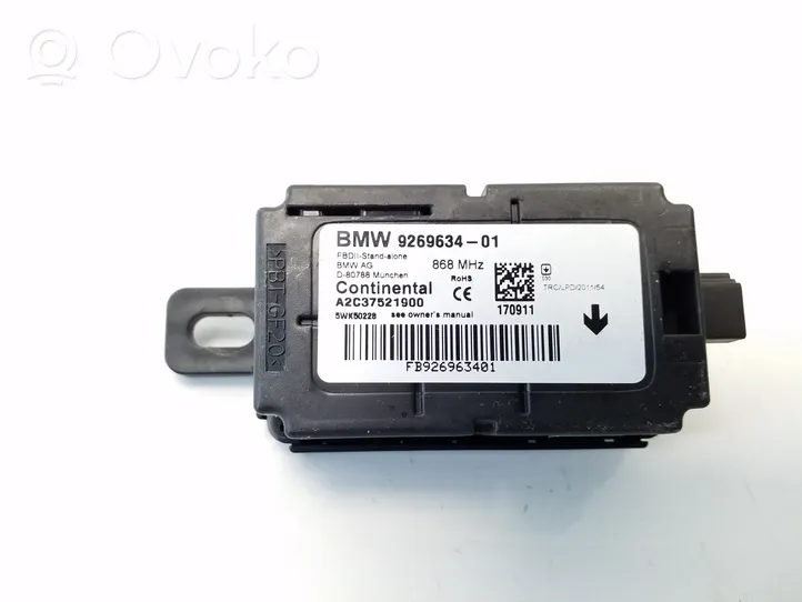 BMW 3 F30 F35 F31 Kiti valdymo blokai/ moduliai 926963401