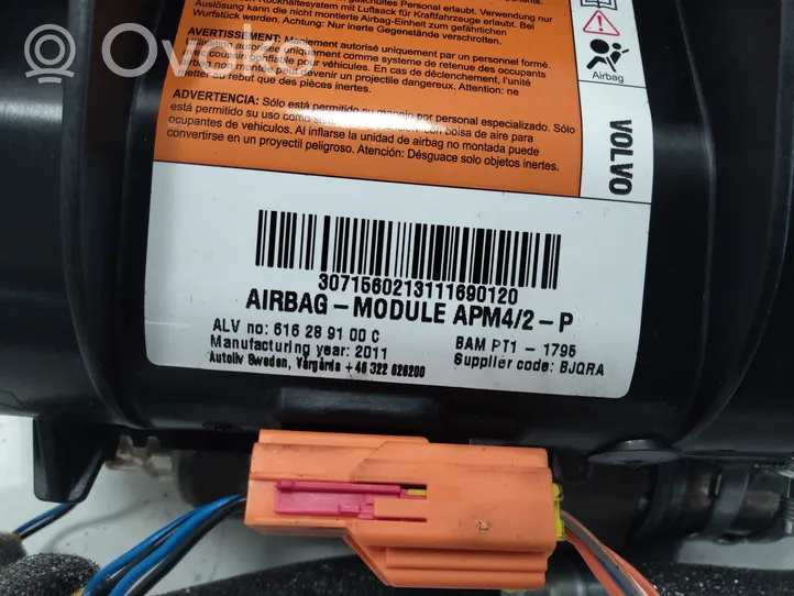 Volvo V60 Poduszka powietrzna Airbag pasażera 610640900