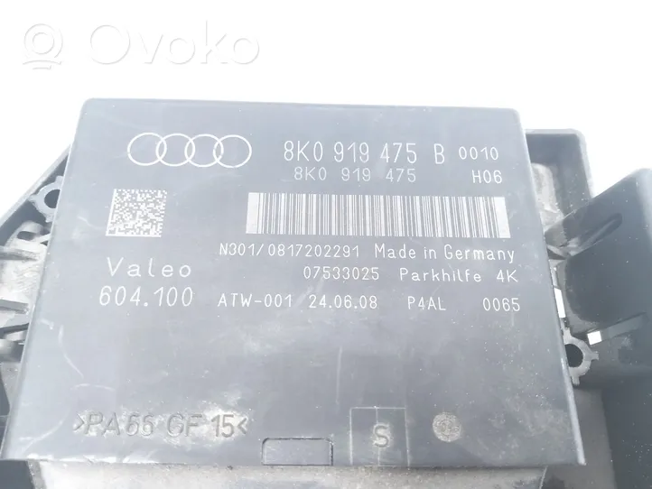 Audi A5 8T 8F Unité de commande, module PDC aide au stationnement 8K0919475