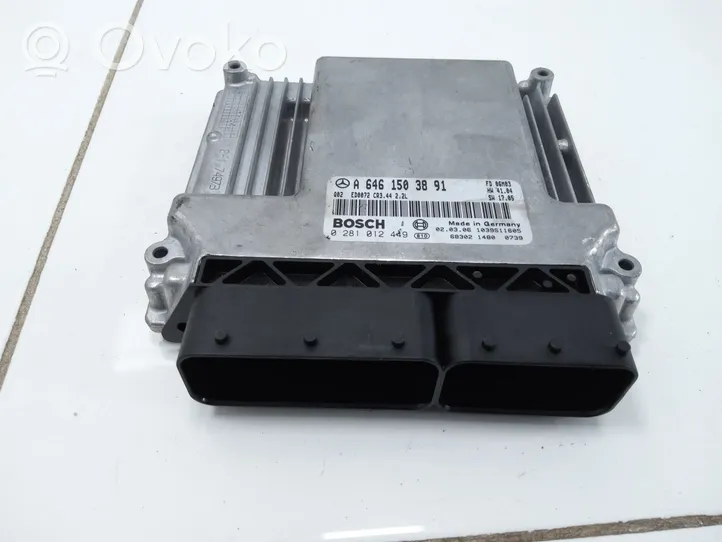 Mercedes-Benz C W203 Galios (ECU) modulis A6461503891