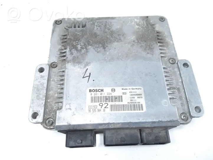 Citroen C8 Moottorin ohjainlaite/moduuli 9640938180