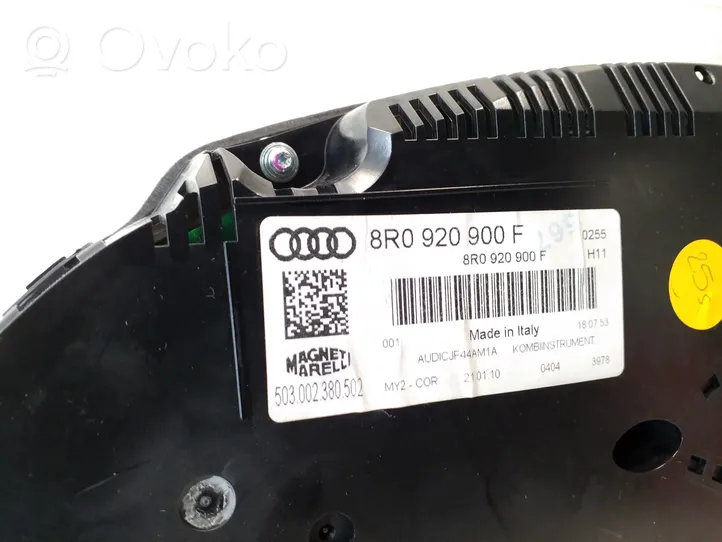 Audi Q5 SQ5 Spidometrs (instrumentu panelī) 8R0920900F