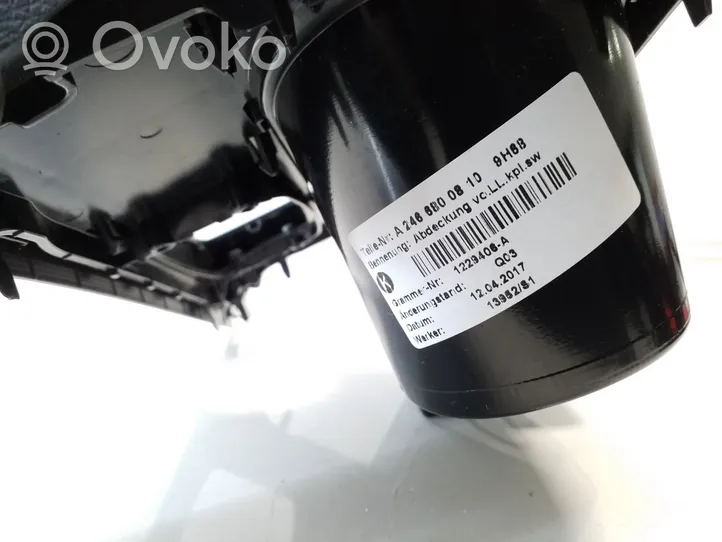 Mercedes-Benz B W246 W242 Przedni uchwyt na kubek tunelu środkowego A2466800810