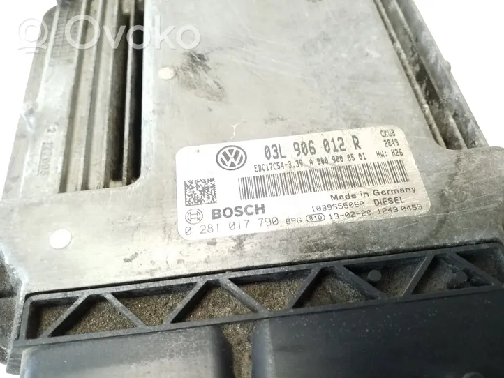 Volkswagen Crafter Engine control unit/module 03L906012R