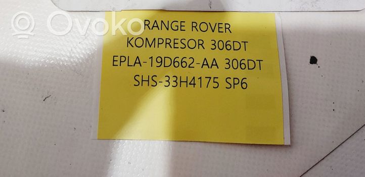 Land Rover Range Rover Sport L494 Ilmastointilaitteen kompressorin pumppu (A/C) EPLA19D662AA