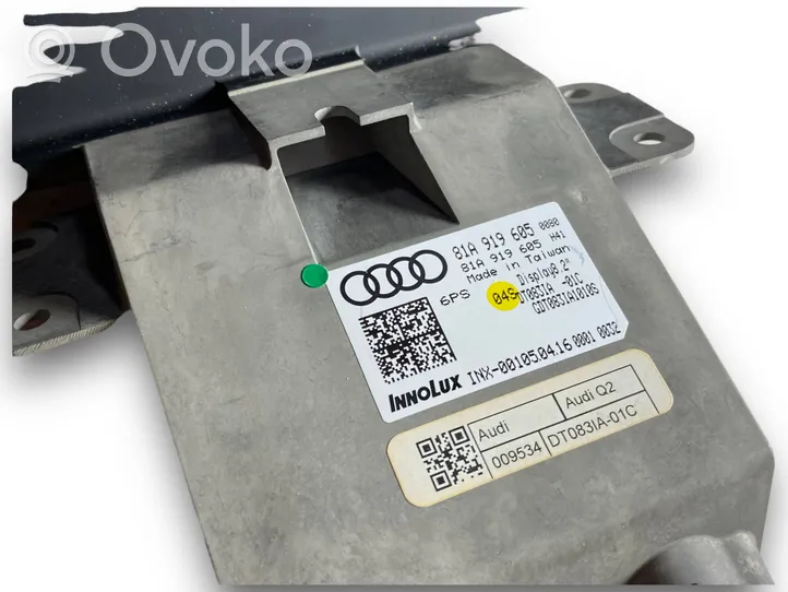 Audi Q2 - Monitori/näyttö/pieni näyttö 81A919605