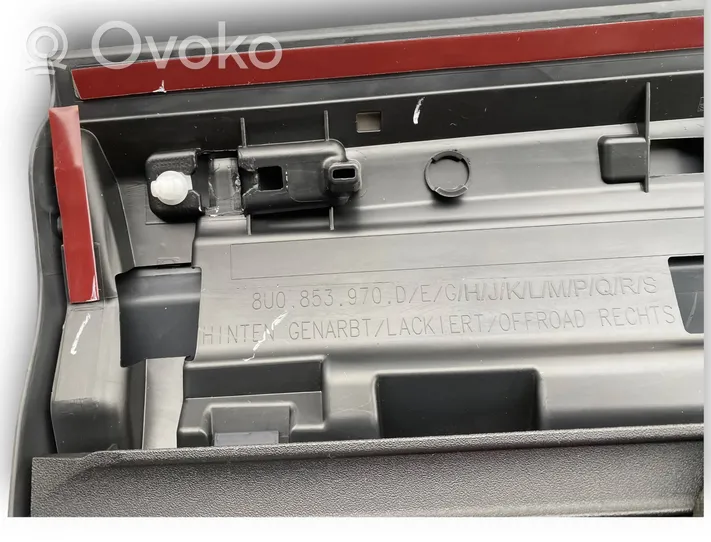 Audi Q3 8U Takaoven lista (muoto) 8U0853970Q