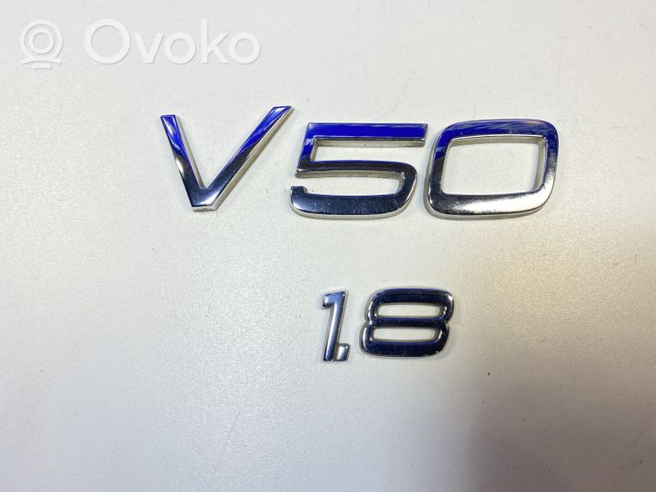 Volvo V50 Emblemat / Znaczek tylny / Litery modelu 30632556