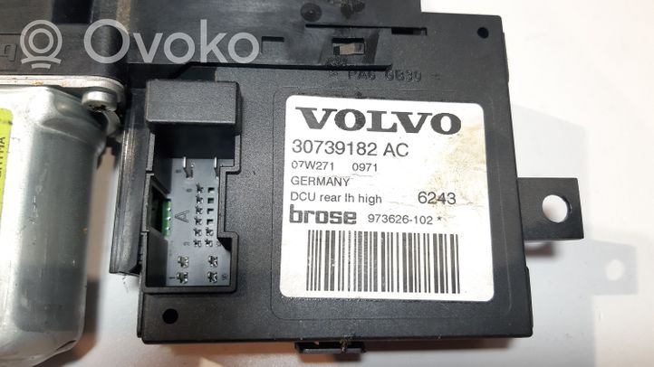 Volvo S40 Silniczek podnoszenia szyby drzwi tylnych 30739182