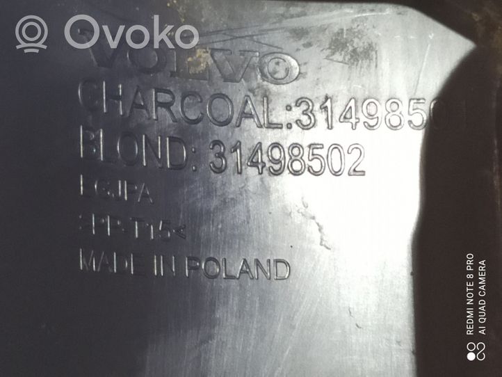 Volvo S60 Ohjauspyörän pylvään verhoilu 31498501