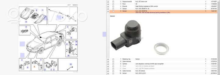 Saab 9-5 Czujnik parkowania PDC 13291381