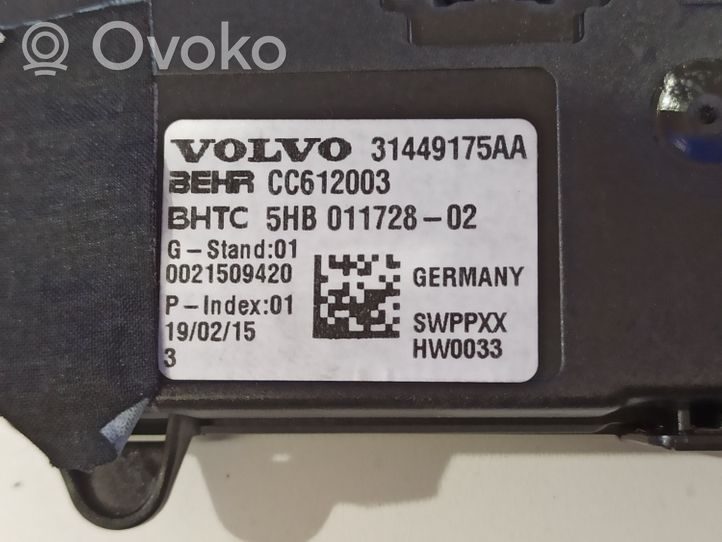 Volvo XC90 Panel klimatyzacji 31449175