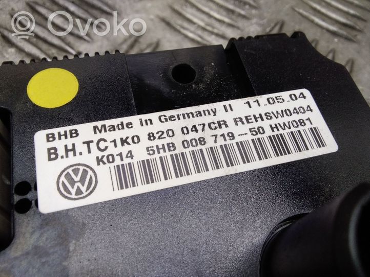 Volkswagen Touran I Ilmastoinnin ohjainlaite 1K0820047