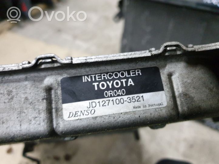 Toyota Avensis T270 Chłodnica powietrza doładowującego / Intercooler JD1271003521