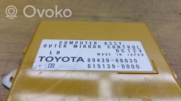 Lexus RX 300 Moduł / Sterownik lusterek bocznych 8943048030