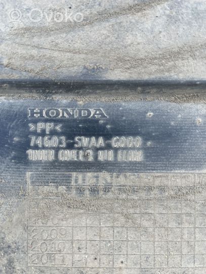 Honda CR-V Osłona środkowa podwozia 74603SWAAG000