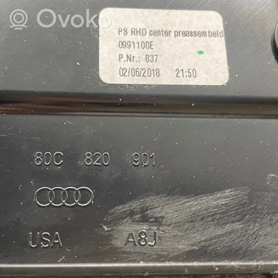 Audi Q5 SQ5 Boczna kratka nawiewu deski rozdzielczej 80C820901