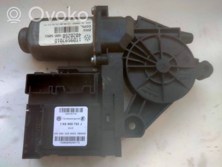 Skoda Octavia Mk2 (1Z) Alzacristalli della portiera anteriore con motorino 1K0959793J