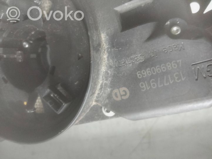 Opel Zafira B Turvatyynyn liukurenkaan sytytin (SRS-rengas) 13177916