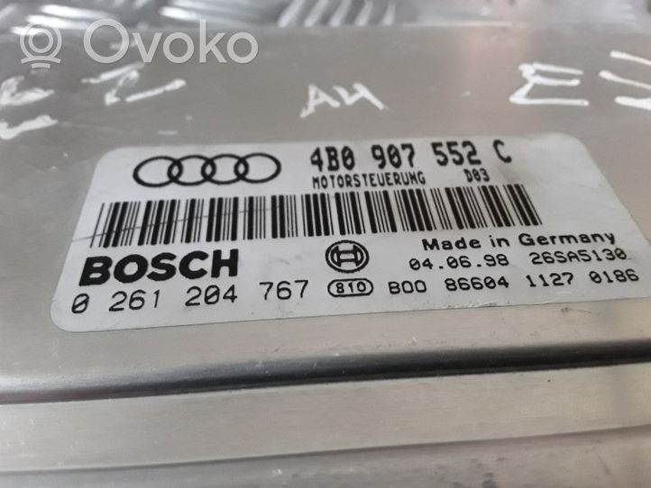 Audi A6 S6 C5 4B Calculateur moteur ECU 4B0907552C