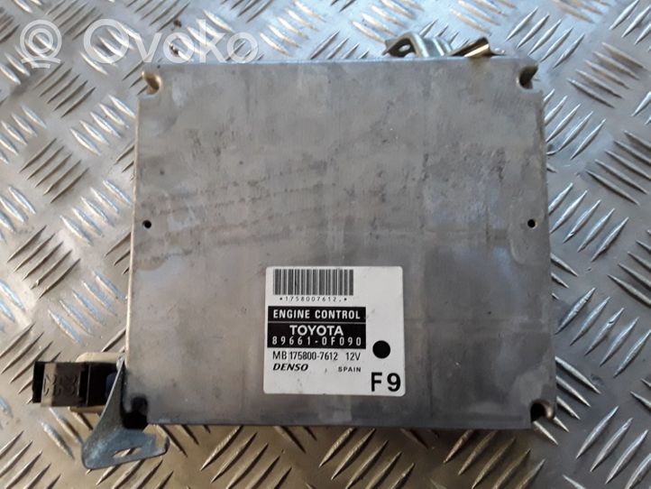 Toyota Corolla Verso AR10 Engine control unit/module 896610F090